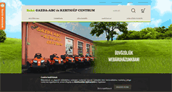 Desktop Screenshot of gazda-abc.hu